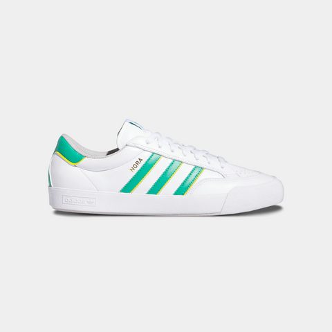 ADIDAS NORA - WHITE/GREEN-YELLOW