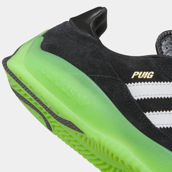 ADIDAS PUIG - BLACK/WHITE-SOLAR GREEN