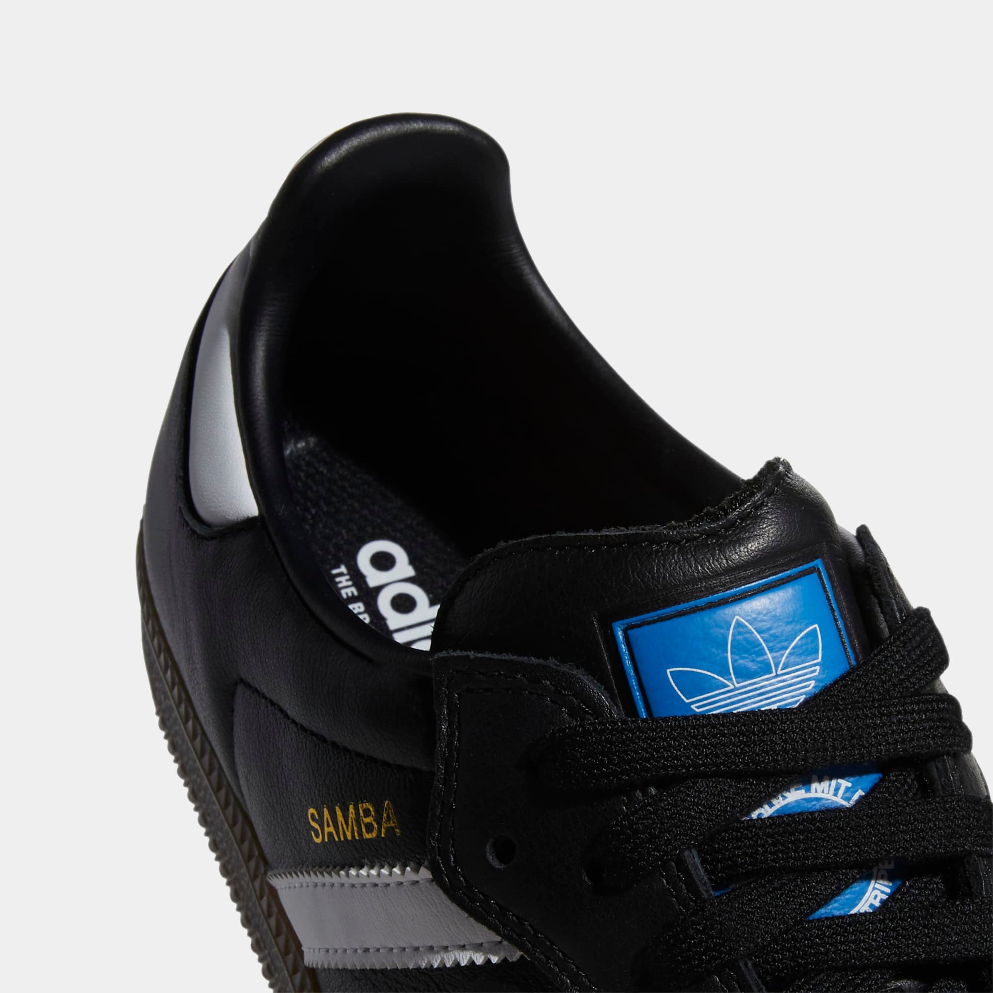 ADIDAS SAMBA ADV - BLACK/WHITE-GUM GW3159 - PLA Skateboarding