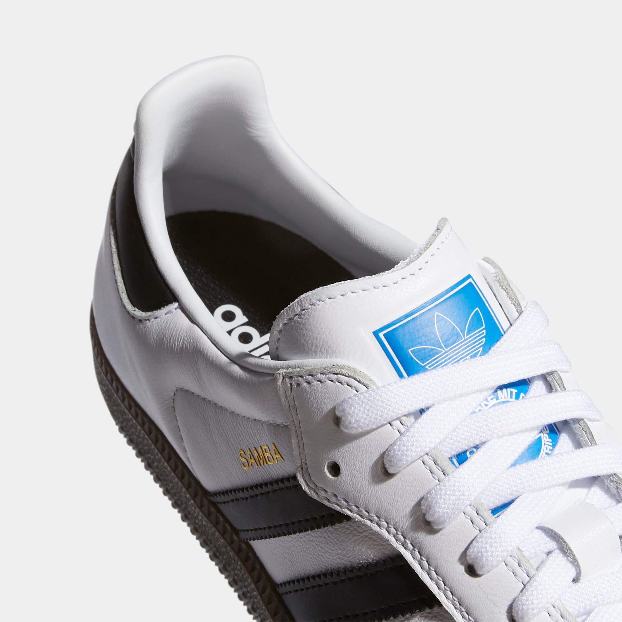 ADIDAS SAMBA ADV - WHITE/BLACK-GUM GZ8477 - PLA Skateboarding ADIDAS SAMBA ADV - WHITE/BLACK-GUM GZ8477 - PLA Skateboarding