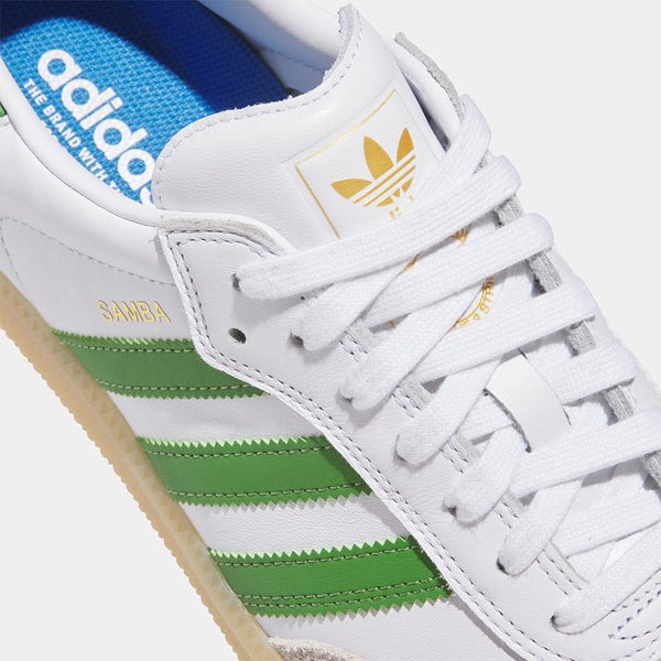 ADIDAS SAMBA ADV - WHITE/GREEN