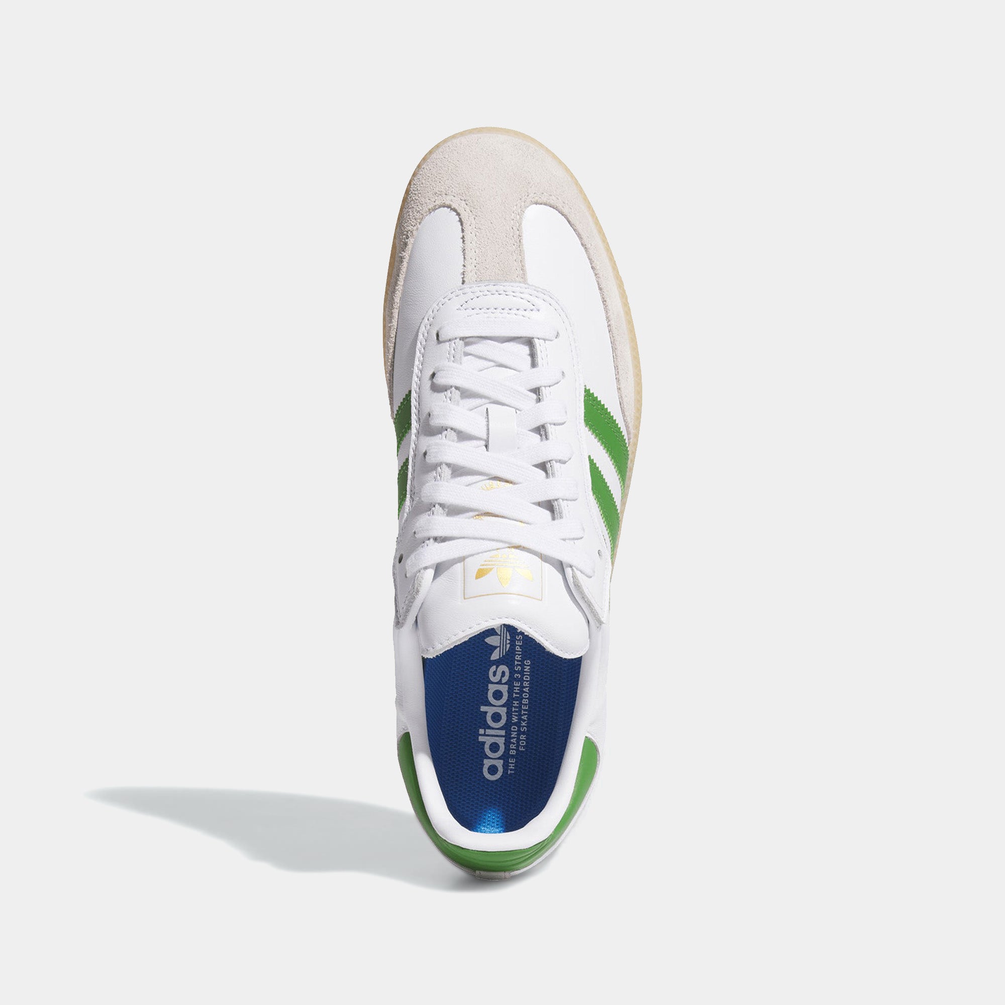 adidas Skateboarding Samba ADV Skate Shoes, White, 8.0 adidas Skateboarding Samba ADV Skate Shoes, White, 8.0