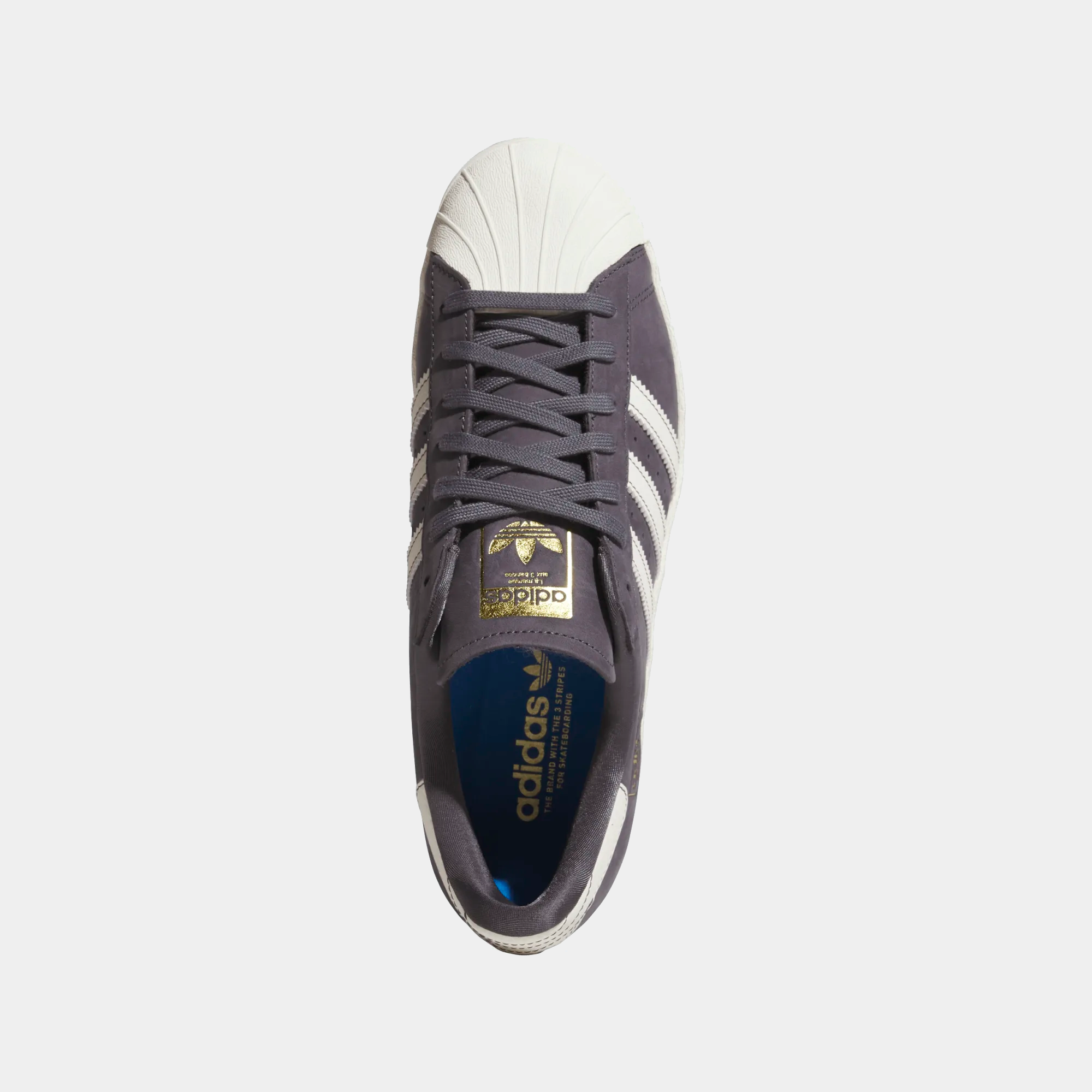 adidas - Superstar 80 ADV - Dark Grey / Aurora White adidas - Superstar 80 ADV - Dark Grey / Aurora White