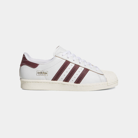 ADIDAS SUPERSTAR 80 ADV - WHITE/SHADOW RED