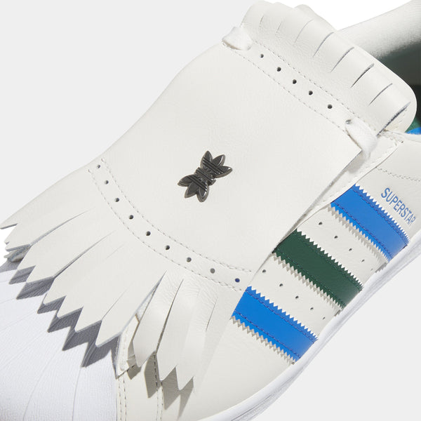 ADIDAS SUPERSTAR GOLF SL - WHITE/GREEN/BLUE