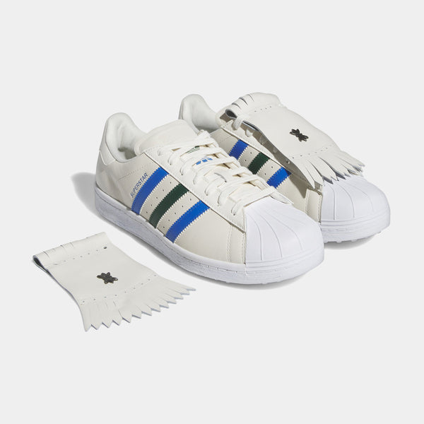 ADIDAS SUPERSTAR GOLF SL - WHITE/GREEN/BLUE