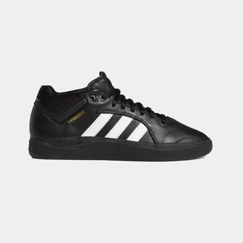 ADIDAS TYSHAWN - BLACK/BLACK/WHITE - LEATHER