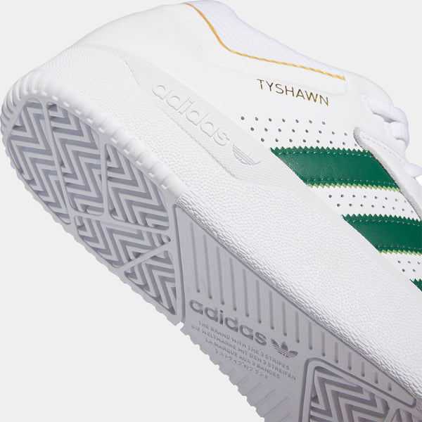 ADIDAS TYSHAWN - WHITE/DARK GREEN