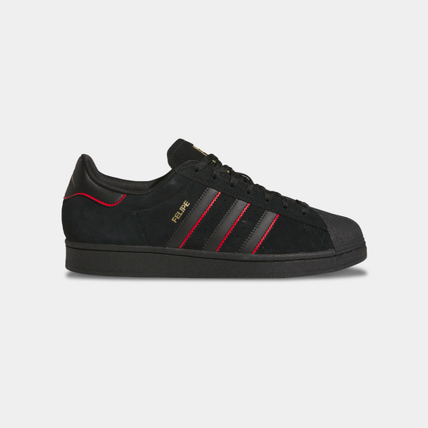 ADIDAS X FELIPE GUSTAVO SUPERSTAR - BLACK/SCARLET