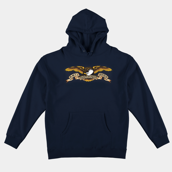 ANTI-HERO EAGLE HEAVYWEIGHT HOODIE - NAVY/BLACK-MULTI COLOR