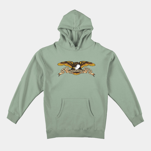 ANTI-HERO EAGLE HOODIE - DUSTY SAGE/BLACK