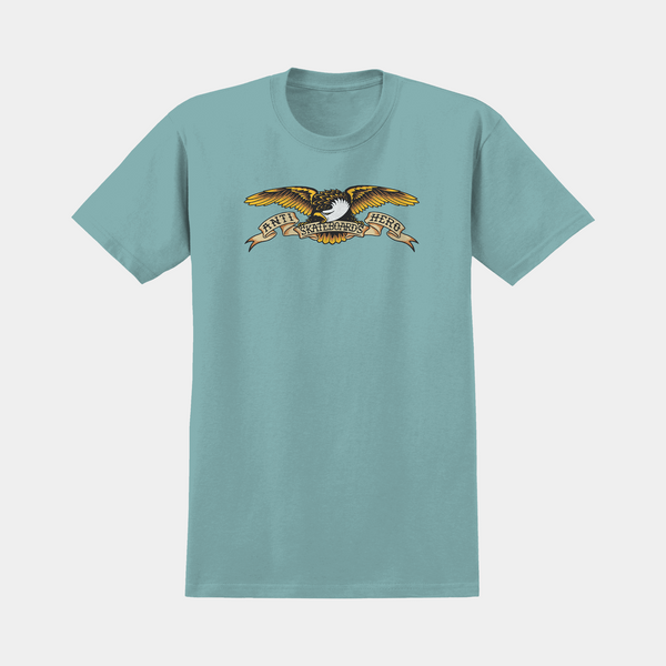 ANTI-HERO EAGLE RINGSPUN TEE - HEATHER ARCTIC