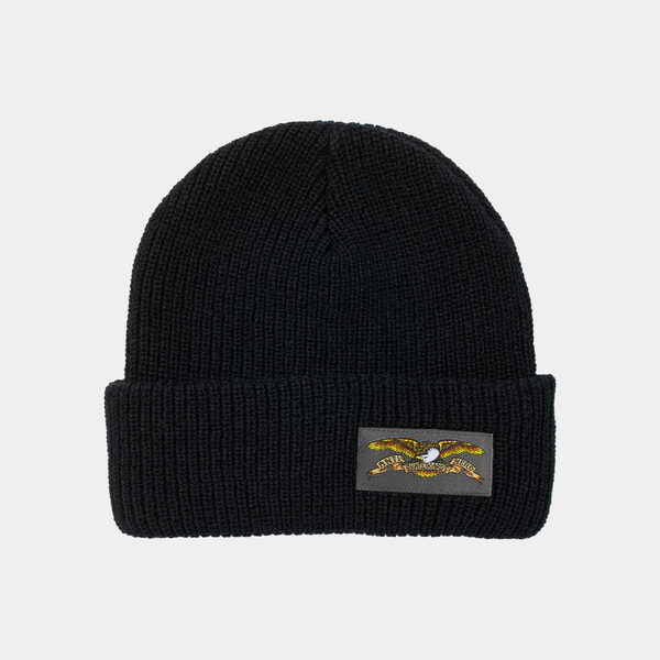 ANTI-HERO FULL EAGLE LABEL CUFF BEANIE - BLACK/GREY