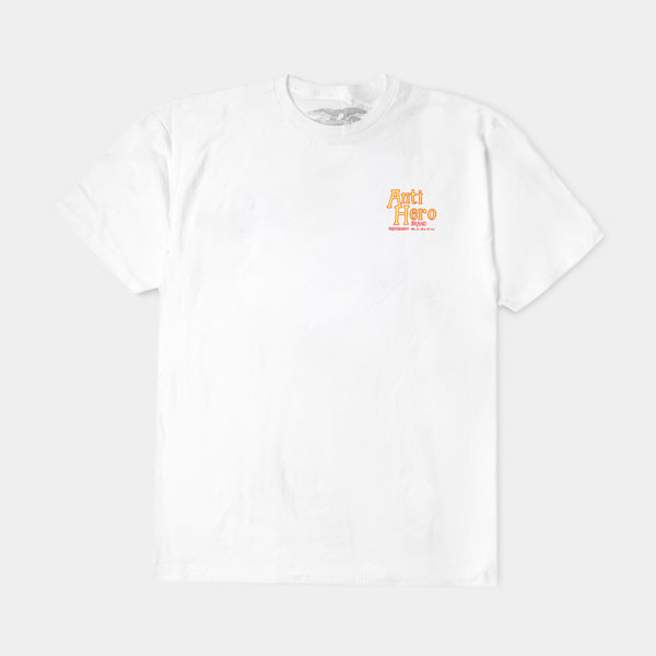 ANTI-HERO HOMERS RINGSPUN TEE - WHITE/MULTI