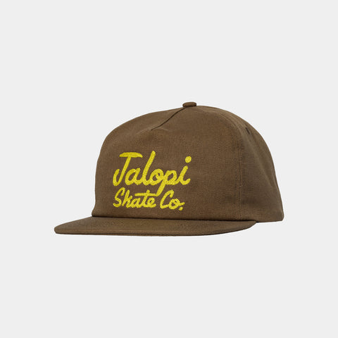 ANTI-HERO JALOPI SKATE CO HAT - MED BROWN/YELLOW