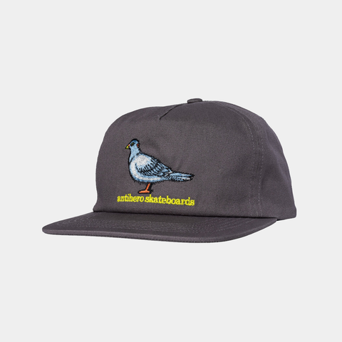 ANTI-HERO LIL PIGEON SNAPBACK HAT - GREY/YELLOW
