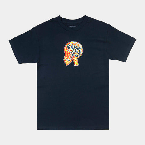 BAKER BRAIN DONOR TEE - NAVY