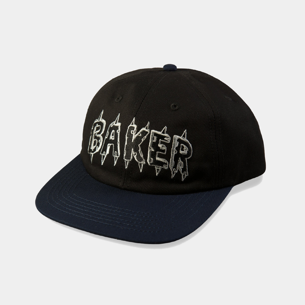 BAKER SPIKE HAT - BLACK/NAVY