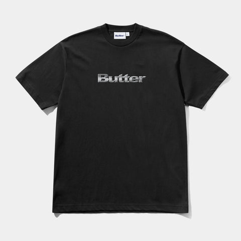 BUTTER GOODS ALLOY LOGO TEE - BLACK