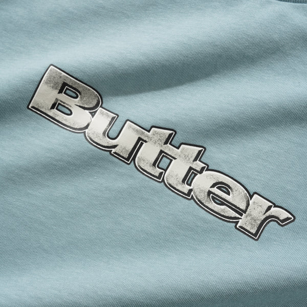 BUTTER GOODS ALLOY LOGO TEE - DULL OCEAN