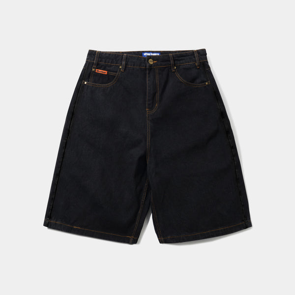 BUTTER GOODS BAGGY DENIM SHORTS - WASHED BLACK