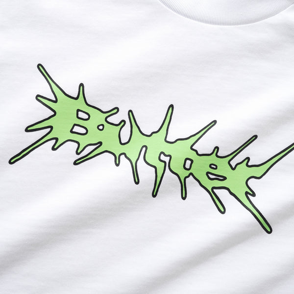 BUTTER GOODS NAIL LOGO TEE - WHITE