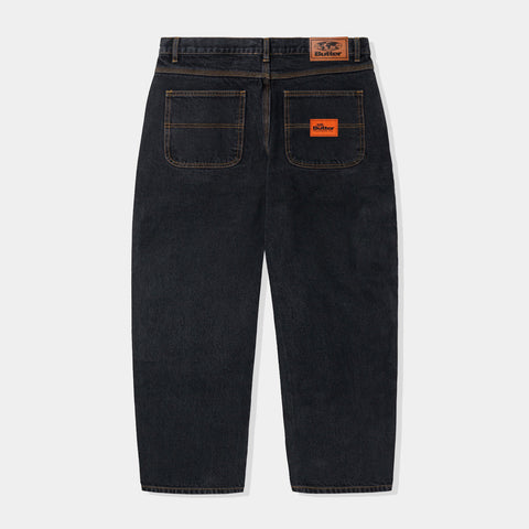 BUTTER GOODS SANTOSUOSSO DENIM - WASHED BLACK
