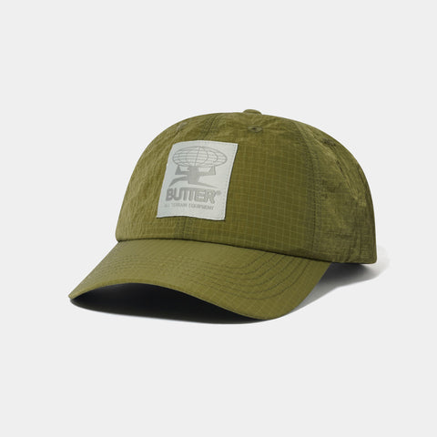 BUTTER GOODS TERRAIN 6 PANEL HAT - ARMY