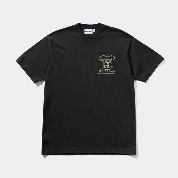 BUTTER GOODS TERRAIN TEE - BLACK