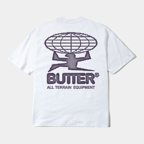 BUTTER GOODS TERRAIN TEE - WHITE