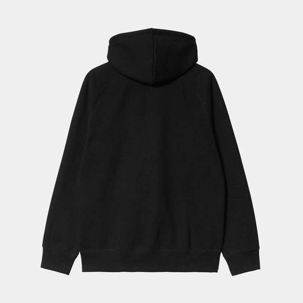 CARHARTT WIP HOODED CHASE ZIP-UP - BLACK/GOLD