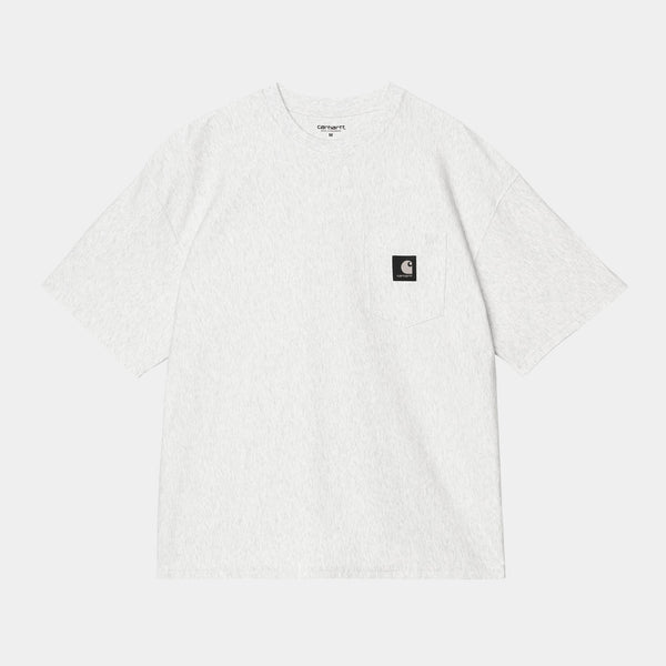 CARHARTT WIP OG LOOSE POCKET TEE - ASH HEATHER