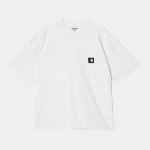 CARHARTT WIP OG LOOSE POCKET TEE - ASH HEATHER