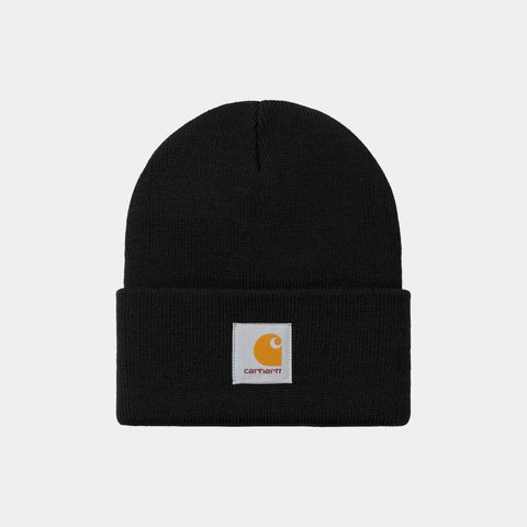 CARHARTT WIP SHORT WATCH BEANIE - BLACK