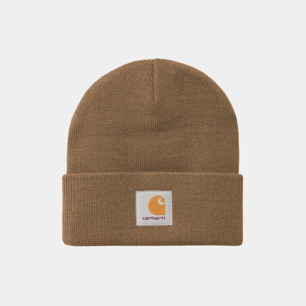 CARHARTT WIP SHORT WATCH BEANIE - CHOCOLATE