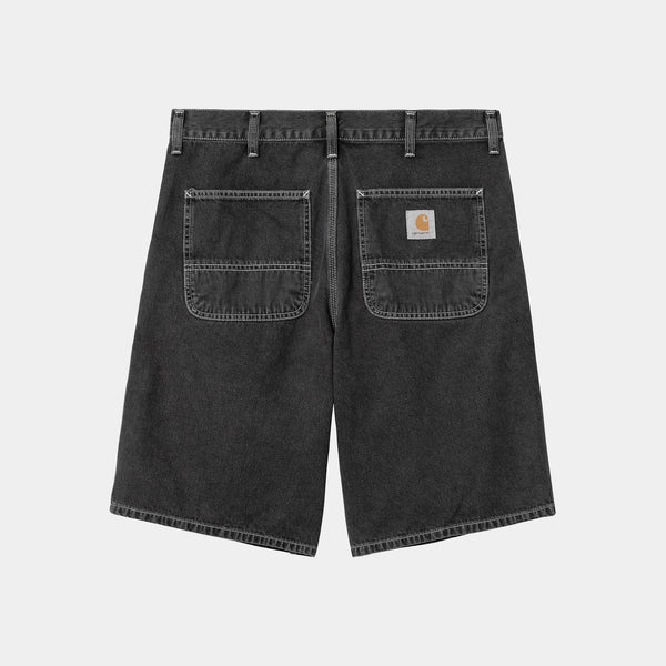 CARHARTT WIP SIMPLE SHORT - BLACK HEAVY STONE WASH