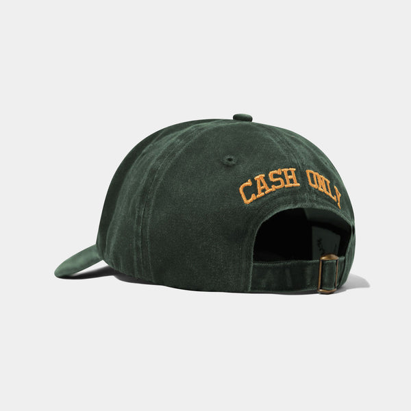 CASH ONLY CAMPUS 6 PANEL HAT - WASHED FATIGUE