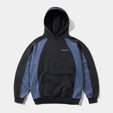 CASH ONLY SHIFT PULLOVER HOODIE - VINTAGE BLACK