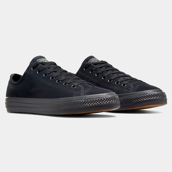 CONVERSE CTAS PRO OX - BLACK/BLACK-SUEDE TOE CAP