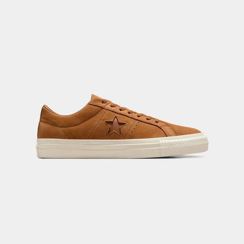 CONVERSE ONE STAR PRO NUBUCK - WARM TAN/EGRET