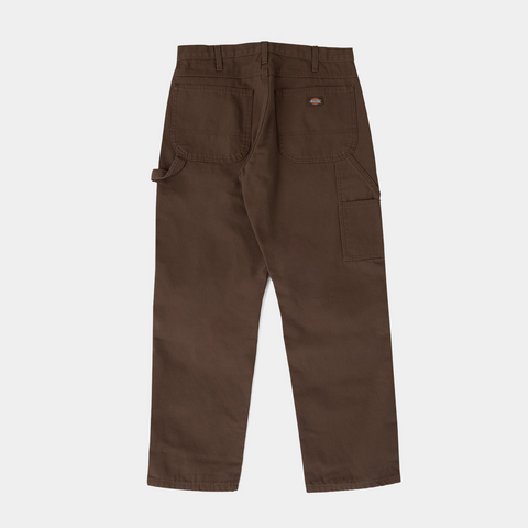 DICKIES REGULAR FIT DUCK CARPENTER PANT - CHOCOLATE BROWN