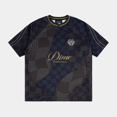 DIME CHECKERED HOME JERSEY - BLACK