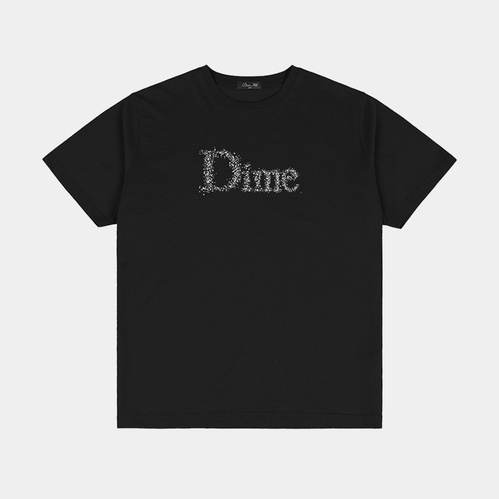 DIME CLASSIC SAGAN TEE - BLACK - PLA Skateboarding
