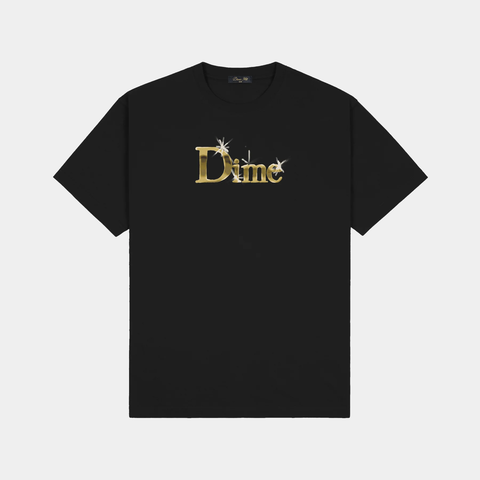 DIME CLASSIC SHINY TEE - BLACK