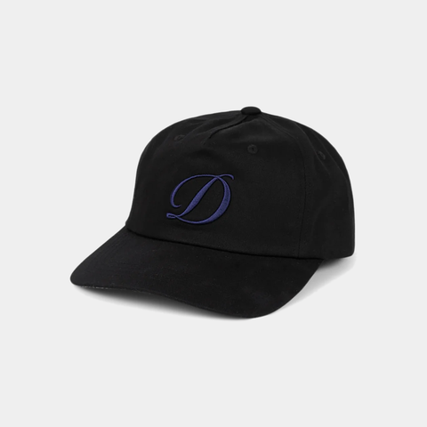 DIME CURSIVE D WORKER HAT - BLACK
