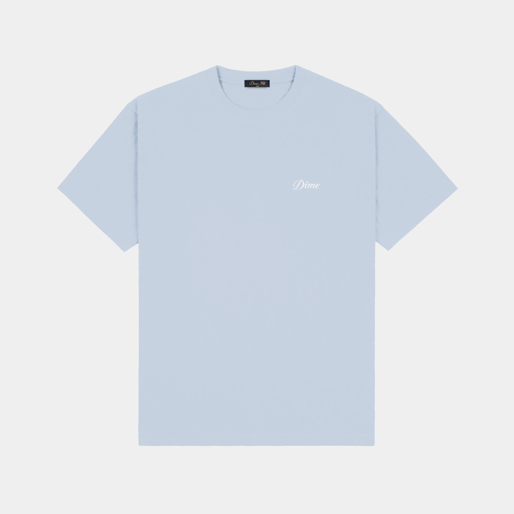 DIME】 Icy Cursive T-Shirt Indigo Dime Men's Icy Cursive T DIME】 Icy Cursive T-Shirt Indigo Dime Men's Icy Cursive T