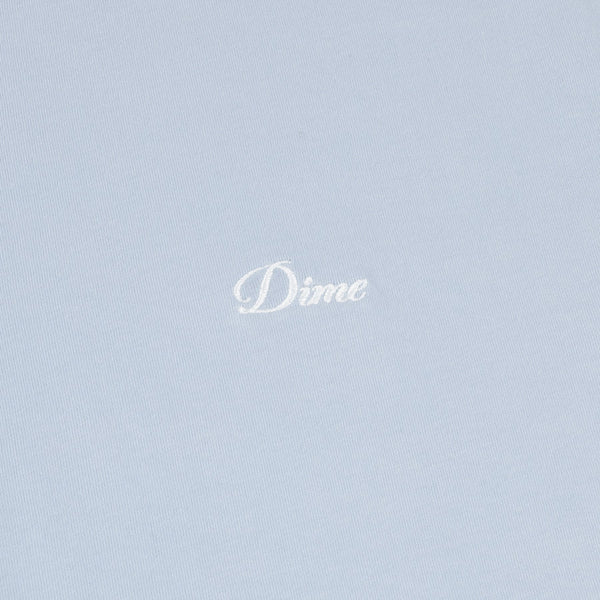 DIME CURSIVE SMALL LOGO TEE - BLUE FOG