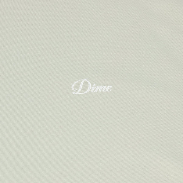 DIME CURSIVE SMALL LOGO TEE - CHARCOAL MOSS