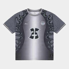 DIME HOLY FLAME JERSEY - SILVER FIRE - PLA Skateboarding