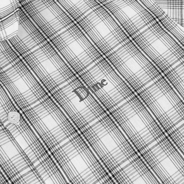 DIME PLAID BUTTON UP SHIRT - GREY
